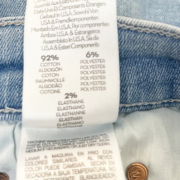 Mother High Waisted Rider Skimp Dreamer Jeans Size 27 - Picture 9 of 9